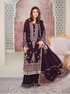 JOHRA-3PC VELVET EMBROIDERED SUIT JW-604