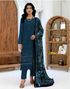 RAJWAN | 3PC EMB CHAMKI DORIA DHANAK WITH PLACHI SHAWL