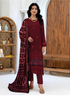 RAJWAN | 3PC EMB CHAMKI DORIA DHANAK WITH PLACHI SHAWL